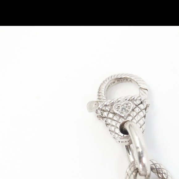 Judith Ripka Sterling Silver Charm Bracelet - Picture 4 of 13